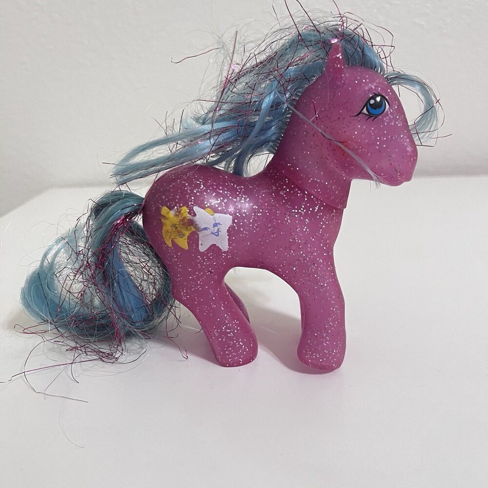 Vintage Hasbro My Little Pony G1 Star Dancer Pink Sparkle Pony 1987 Hong Kong
